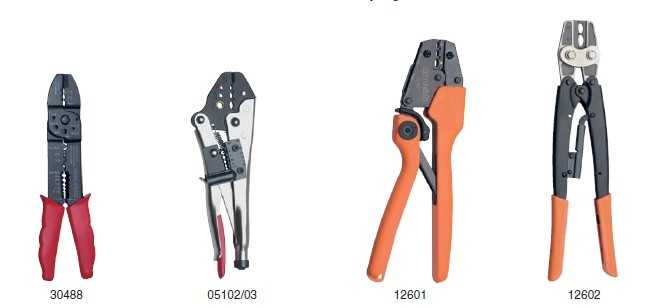 Crimping tools for insulated connectors